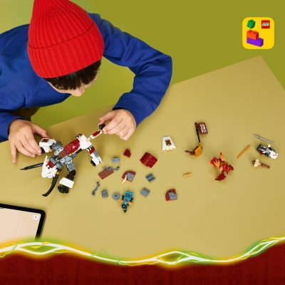 Zilvar si monstrul dragon Grimtak 71863 LEGO Ninjago