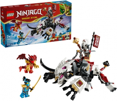 Zilvar si monstrul dragon Grimtak 71863 LEGO Ninjago