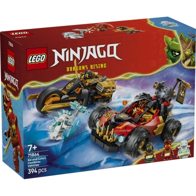 Vehiculele transformabile ale lui Kai si Cole 71864 LEGO Ninjago