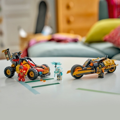 Vehiculele transformabile ale lui Kai si Cole 71864 LEGO Ninjago