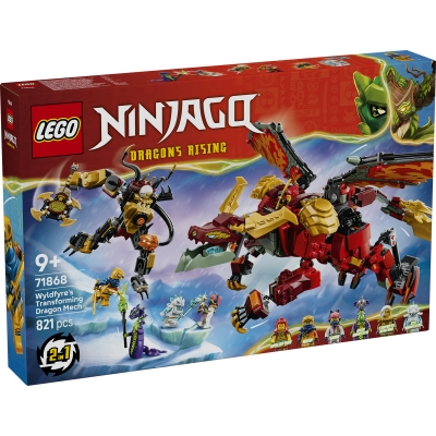 Robotul dragon transformator al lui Wyldfyre 71868 LEGO Ninjago