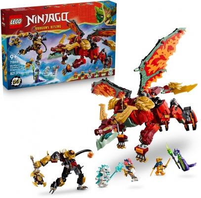 Robotul dragon transformator al lui Wyldfyre 71868 LEGO Ninjago