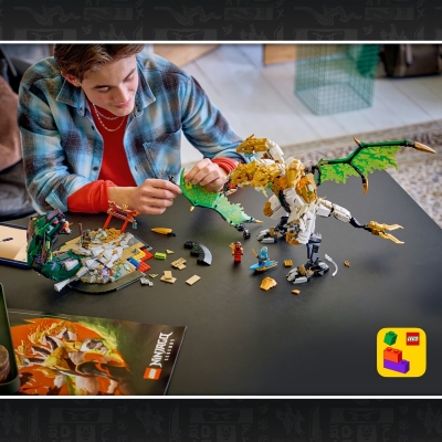 Impresionanta batalie a dragonului 71872 LEGO Ninjago