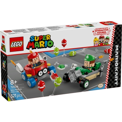 Mario Kart – Baby Mario si Baby Luigi 72034 LEGO Super Mario