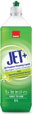 Detergent lichid universal cu ulei de citrice, Sano jet +, 1L