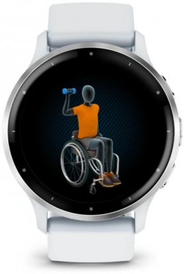 Ceas Garmin Venu 3 Silver/Whitestone