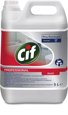 Detergent profesional pentru baie 2 in 1, 5 l, Pro Formula Cif 