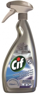 Spray Profesional pentru curatare inox sau otel, 750 ml, Cif