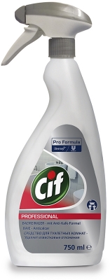 Detergent spuma pentru baie profesional, 2 in 1, 750 ml, Cif