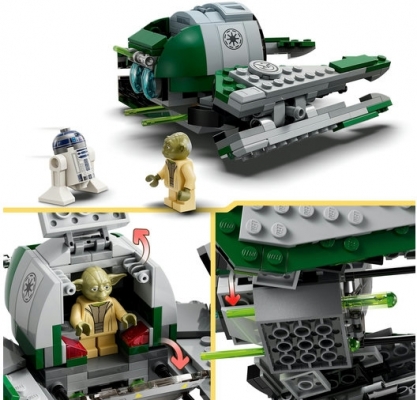 Jedi Starfighter al lui Yoda 75360 LEGO Star Wars
