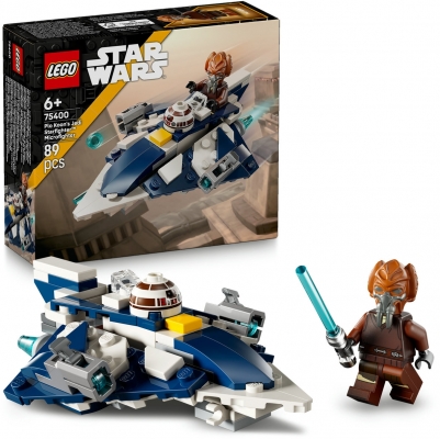 Micronava de lupta Jedi Starfighter a lui Plo Koon 75400 LEGO Star Wars