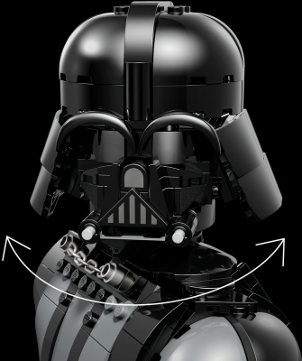 Bustul lui Darth Vader 75439 LEGO Star Wars