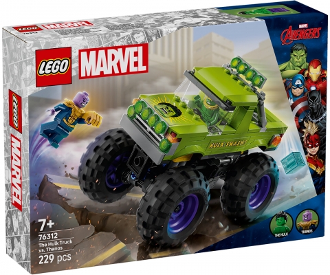 Hulk in vehicul de teren contra lui Thanos 76312 LEGO Marvel Super Heroes