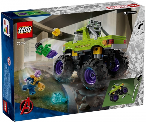 Hulk in vehicul de teren contra lui Thanos 76312 LEGO Marvel Super Heroes