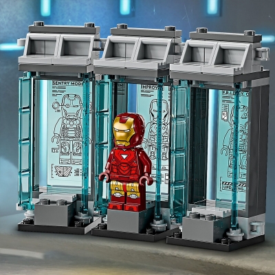 Laboratorul lui Iron Man: Sala armurilor 76315 LEGO Marvel Super Heroes