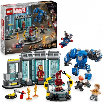 Laboratorul lui Iron Man: Sala armurilor 76315 LEGO Marvel Super Heroes