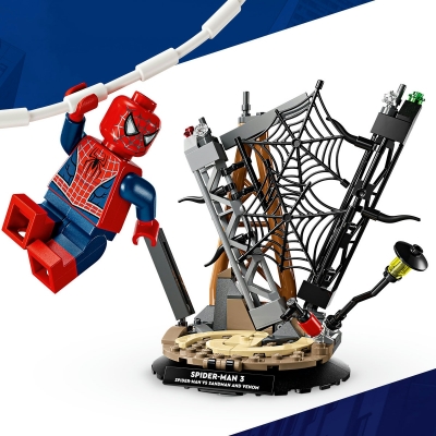 Batalie memorabila: Omul Paianjen vs Sandman 76334 LEGO Marvel Super Heroes