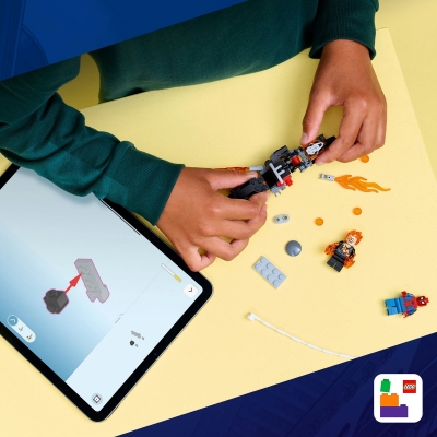 Omul Paianjen vs Calaretul fantoma pe motocicleta 76335 LEGO Marvel Super Heroes