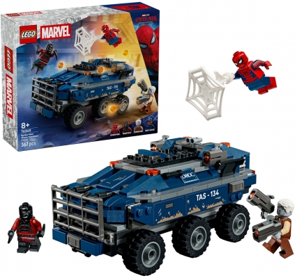 Urmarire cu Omul Paianjen si masina inchisorii 76349 LEGO Marvel Super Heroes