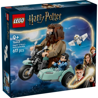 Hagrid si Harry pe motocicleta 76443 LEGO Harry Potter
