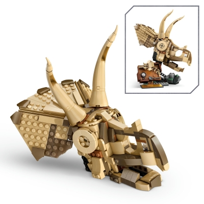 Fosile de dinozaur: craniu de Triceratops 76969 LEGO Jurassic World 