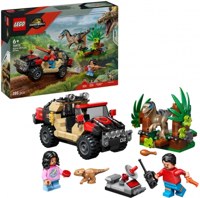 Evadare off-road din calea unui Velociraptor 76972 LEGO Jurassic World