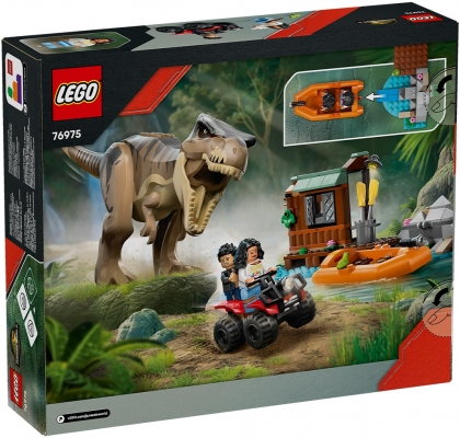 Evadare pe rau din calea unui T. rex 76975 LEGO Jurassic World