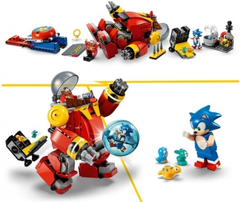 Sonic vs. Robotul Death Egg al Dr. Eggman 76993 LEGO Sonic the Hedgehog
