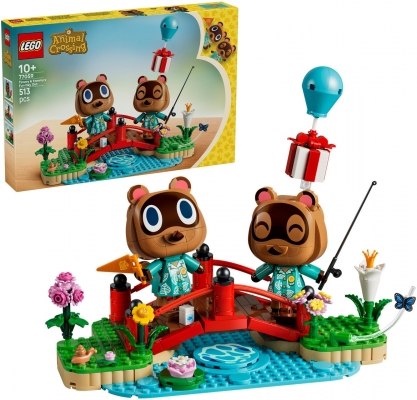 Ziua distractiva a lui Timmy si Tommy 77059 LEGO Animal Crossing