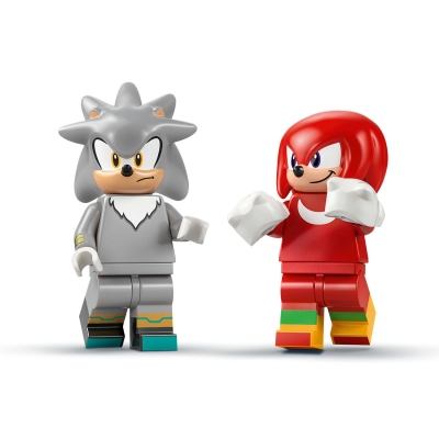 Masina lui Silver vs Camionul gigant al lui Knuckles 77118 LEGO Sonic the Hedgehog