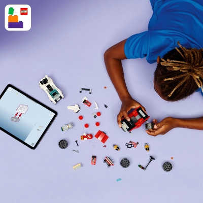 Masina lui Silver vs Camionul gigant al lui Knuckles 77118 LEGO Sonic the Hedgehog