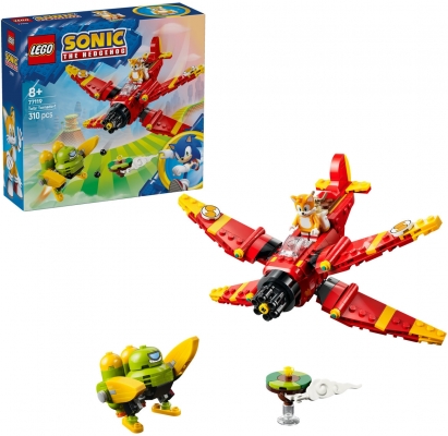 Avionul Tornado-1 al lui Tails 77119 LEGO Sonic the Hedgehog