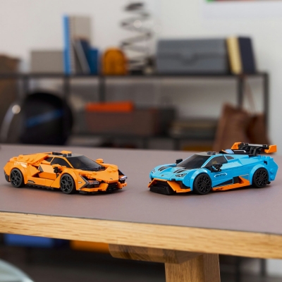 Lamborghini Revuelto si Huracan STO 77238 LEGO Speed Champions