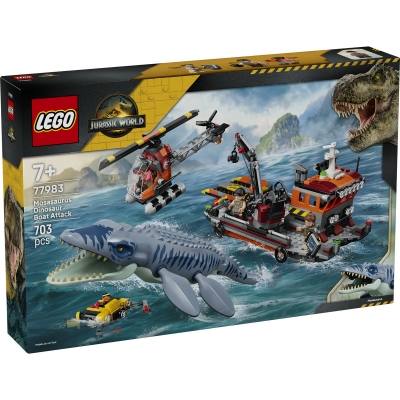 Un Mosasaurus ataca o barca 77983 LEGO Jurassic World