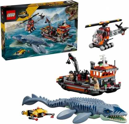 Un Mosasaurus ataca o barca 77983 LEGO Jurassic World