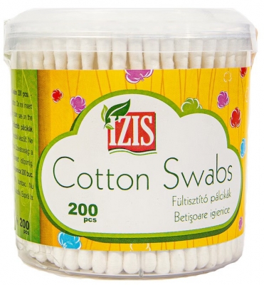 Betisoare ORL pentru urechi, 200 buc/cutie, IZIS