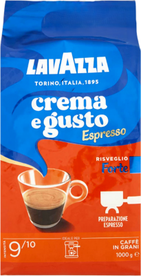 Cafea boabe Lavazza, Crema e Gusto Forte, 1kg