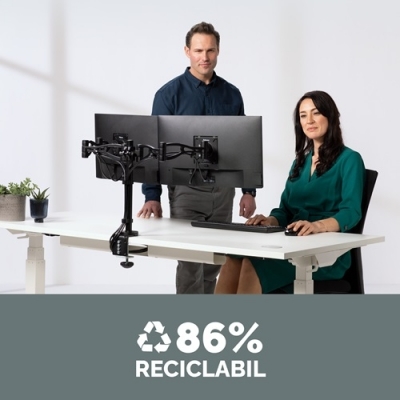 Brat monitor ajustabil dublu Fellowes 