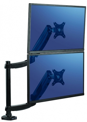 Brat dublu vertical pentru monitor seria Platinum Fellowes