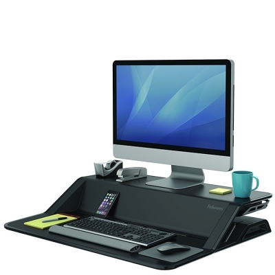 Statie de lucru tip stativ Lotus DX Fellowes negru
