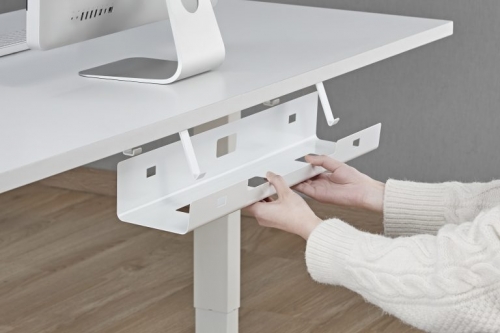 Tava pentru cabluri, Fellowes, Filex, 60 cm, alb