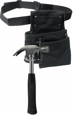 Centura scule din material textil Leto negru