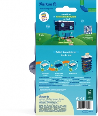 Tablita plastic pentru set Kreativ, culoare bleumarin, Pelikan 