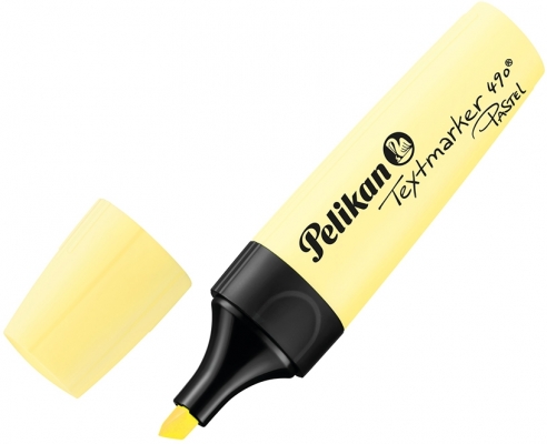 Textmarker 490, culoare galben pastel, Pelikan 