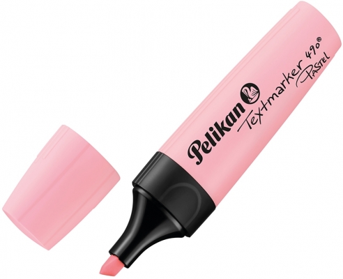 Textmarker 490, culoare roz pastel, Pelikan 