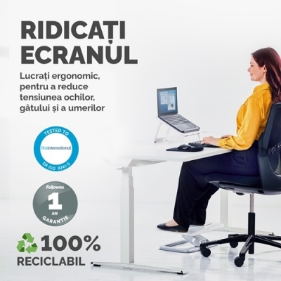 Suport alb pentru laptop I-Spire Fellowes