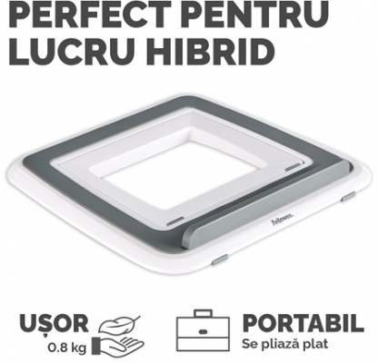 Suport alb pentru laptop I-Spire Fellowes