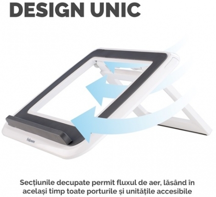 Suport alb pentru laptop I-Spire Fellowes