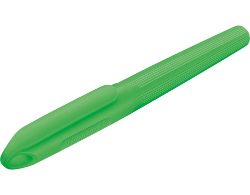 Stilou Happy Pen, galben neon/verde neon + 6 patroane mici, blister, Pelikan