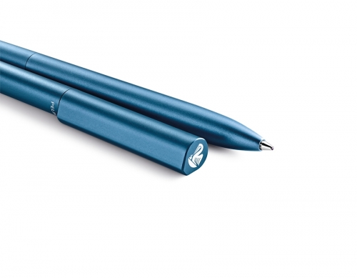 Pix, Ineo Elements, Ocean Blue, mina albastra, cutie metal, Pelikan